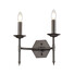 Аплик Crown 2xE14 Iron Gate Elstead Lighting CROWN2 | Osvetlenieto.bg