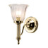 Аплик за баня Carroll 1xG9 Polished Brass Elstead Lighting BATH-CARROLL1-PB | Osvetlenieto.bg