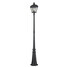 Градински стълб Bayview 1xE27 Black Elstead Lighting BAYVIEW-5L-BK | Osvetlenieto.bg