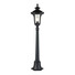 Градински стълб Chicago 1xE27 Small Textured Black Elstead Lighting CC4-S-BK | Osvetlenieto.bg