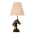 Настолна лампа Eclipse 1xE27 Tapered Square Shade Bronze Patina Designer's Lightbox DL-ECLIPSE-TL | Osvetlenieto.bg