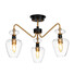 Плафон Armand 3xE14 Aged Brass Plated & Charcoal Black Paint Elstead Lighting DL-ARMAND-SF3-AB | Osvetlenieto.bg