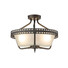 Плафон Crown 3xE27  Iron Gate Elstead Lighting CROWN-SF | Osvetlenieto.bg