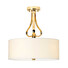 Плафон Falmouth 3xG9 French Gold White Shade Elstead Lighting BATH-FALMOUTH-SF-FG | Osvetlenieto.bg