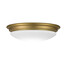 Плафон за баня Brompton 1xGX53 Brushed Brass Elstead Lighting BATH-BROMPTON-F-BB | Osvetlenieto.bg