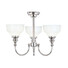 Плафон за баня Cheadle 3xG9 Polished Chrome Elstead Lighting BATH-CD3 | Osvetlenieto.bg