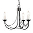 Полилей Carisbrooke 3xE14 Black Elstead Lighting CB3-BLACK | Osvetlenieto.bg