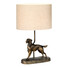 Настолна лампа Rufus 1xE27 Oval Shade Bronze Patina Designer's Lightbox DL-RUFUS-TL | Osvetlenieto.bg