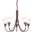 Полилей Emily 5xE14 Copper Patina Elstead Lighting EM5-COPPER | Osvetlenieto.bg
