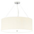Полилей Pearce26 5xE27 Polished Chrome Ceiling Pan Polished Chrome Ivory Shade Designer's Lightbox DL-PEARCE26-5LT-IV-PC | Osvetlenieto.bg