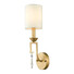 Аплик Lemuria 1xE14 Gilded Nola Distressed Gold Ivory Shade Gilded Nola GN-LEMURIA1 | Osvetlenieto.bg