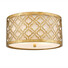 Плафон Arabella 2xE27 Gilded Nola Distressed Gold Ivory Shade Gilded Nola GN-ARABELLA-F | Osvetlenieto.bg