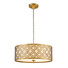 Полилей Arabella 3xE27 Duo-Mount Large Gilded Nola Distressed Gold Ivory Shade Gilded Nola GN-ARABELLA-P-L | Osvetlenieto.bg