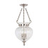 Полилей Finsbury Park 3xE14 Medium Polished Nickel Elstead Lighting FP-P-M-POL-NCKL | Osvetlenieto.bg