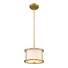 Полилей Lemuria 1xE27 Duo-Mount Mini Gilded Nola Distressed Gold Ivory Shade Gilded Nola GN-LEMURIA-MP | Osvetlenieto.bg