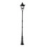 Градински стълб Grampian 1xE27 Black Elstead Lighting GP1-BLACK | Osvetlenieto.bg