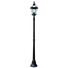 Градински стълб Ledbury 1xE27 Black Garden Zone GZH-LB5 | Osvetlenieto.bg