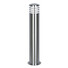 Градински стълб Sandbanks 1xE27 Stainless Steel Garden Zone GZ-SANDBANKS-B | Osvetlenieto.bg