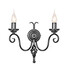 Аплик Harlech 2xE14 Black Black Elstead Lighting HR2A-BLACK | Osvetlenieto.bg