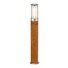 Градински стълб Hornsea 1xE27 Teak Stainless Steel Elstead Lighting HORNSEA-B-SS | Osvetlenieto.bg