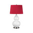 Настолна лампа Isla 1xE27 Table Light Polished Nickel White Red Elstead Lighting ISLA-PN-TL-RED | Osvetlenieto.bg