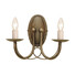 Аплик Minster 2xE14 Black Gold Patina Elstead Lighting MN2-BLK-GOLD | Osvetlenieto.bg