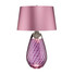 Настолна лампа Lena 2 Light Large Plum-tinted Glass  Heather Shade Elstead Lighting LENA-TL-L-PLUM | Osvetlenieto.bg