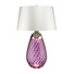 Настолна лампа Lena 2 Light Large Plum-tinted Glass  Off-White Shade Elstead Lighting LENA-TL-L-PLUM-OWSS | Osvetlenieto.bg