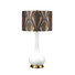 Настолна лампа Milo 1xE27 Aged Brass White Grey Brass Elstead Lighting MILO-AB-TL-VOGPB | Osvetlenieto.bg