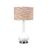 Настолна лампа Milo 1xE27 Polished Nickel White Orange Elstead Lighting MILO-PN-TL-LORA | Osvetlenieto.bg