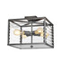 Плафон Louvre 4xE27 Painted Gunmetal Elstead Lighting LOUVRE-4F | Osvetlenieto.bg