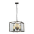 Полилей Louvre 4xE27 Painted Gunmetal Elstead Lighting LOUVRE-4P | Osvetlenieto.bg