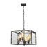 Полилей Louvre 6xE27 Painted Gunmetal Elstead Lighting LOUVRE-6P | Osvetlenieto.bg