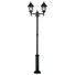 Градински стълб Parish 2xE27 Twin Black Elstead Lighting PR8-BLACK | Osvetlenieto.bg