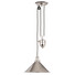 Пендел Provence 1xE27 Rise and Fall Polished Nickel Elstead Lighting PV-P-PN | Osvetlenieto.bg