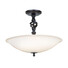 Плафон Pembroke 3xE14 Black Elstead Lighting PB-SF-A-BLACK | Osvetlenieto.bg