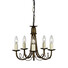 Полилей Minster 5xE14 Black Gold Patina Elstead Lighting MN5-BLK-GOLD | Osvetlenieto.bg