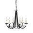 Полилей Minster 6xE14 Black Elstead Lighting MN6-BLACK | Osvetlenieto.bg