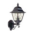 Външен аплик Norfolk 1xE27 Up Black Elstead Lighting NR1-BLK | Osvetlenieto.bg