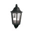 Външен аплик Parish 1xE27 Half Lantern Black Elstead Lighting PR7-BLACK | Osvetlenieto.bg