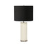 Настолна лампа Ripple 1xE27 White Black Shade Elstead Lighting RIPPLE-TL-WHT-B | Osvetlenieto.bg