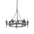 Полилей Saxon 5xE14 Black Silver Patina Elstead Lighting SAX5-BLK-SIL | Osvetlenieto.bg