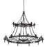 Полилей Warwick 18xE14 Graphite Black Elstead Lighting WR18-GRAPHITE | Osvetlenieto.bg