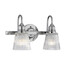 Аплик Addison 2xG9 Polished Chrome Quintiesse QN-ADDISON2-BATH | Osvetlenieto.bg