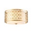 Плафон Ziggy 2xE27 Medium Lacquered Gold Elstead Lighting ZIGGY-F-M-LG | Osvetlenieto.bg
