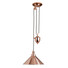Пендел Provence 1xE27 Rise and Fall Polished Copper Elstead Lighting PV-P-CPR | Osvetlenieto.bg