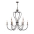 Полилей Pimlico 9xE14 Dark Bronze Elstead Lighting PM9-DB | Osvetlenieto.bg