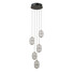 LED Полилей Alani PND-34375-5-BK Italux 28W 3000K | Osvetlenieto.bg