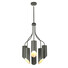 Полилей Quinto 6xE27 Dark Grey Polished Nickel Elstead Lighting QUINTO6-GPN | Osvetlenieto.bg