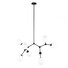 Полилей Ferral PND-75075-8-BK-WG Italux 8xE27 | Osvetlenieto.bg